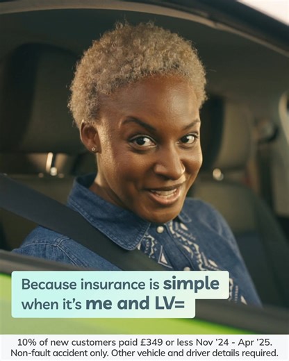 Insurance is simple when it's me and LV=. Get your quote today and see how much you can save  | LV= | Facebook
