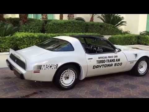 1981 Pontiac Trans Am Daytona Pace car Recaro Nascar limited for sale At Celebrity Cars Las Vegas