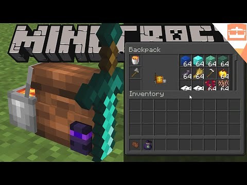 AMAZING Minecraft Bedrock Backpacks Addon (TRUE BACKPACKS)