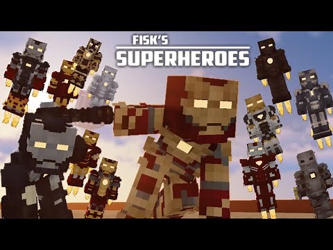 Minecraft Fisk's Superheroes Iron Man Heropack [Mark 42!!!] (Iron Maniac Patreon Version!)