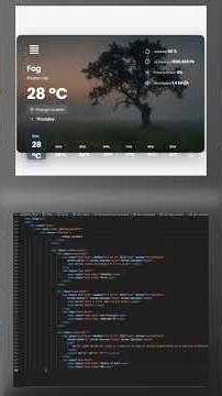 Most Calming Weather App UI ? #code #dev #mrbeast