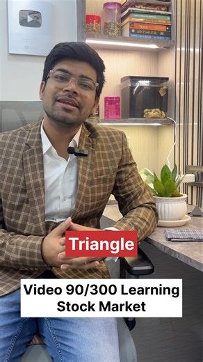 Video 90/300 Learning Stock Market | Triangle Chart Pattern