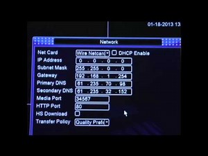 Setting DVR Ip Part 1