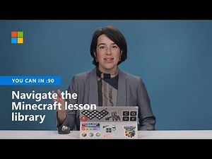 How to navigate the Minecraft lesson library