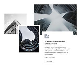 We creare embedded architecture - HTML Template by Nicepage