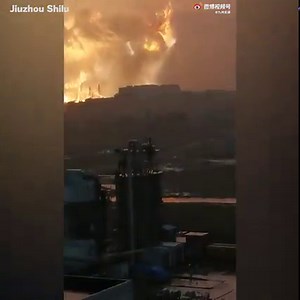 Dramatic footage from central China reportedly captured the moment an aluminum alloy plant exploded in a giant fireball on June 19. In a statement released online, the municipal government of Dengfeng, a city in Henan province, said no casualties or missing persons had been reported. | Newsweek