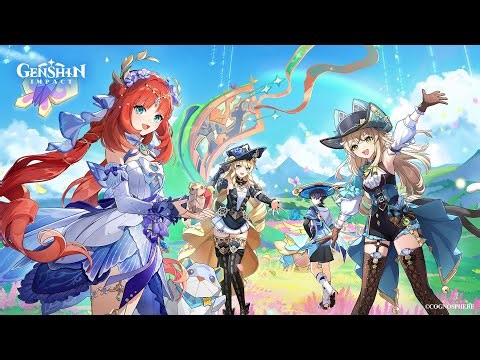 Relaxing Genshin Impact Walk | 11 Minutes of Stunning Scenery (Ultra Graphics)