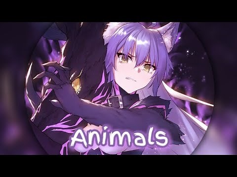 [nightcore] Maroon 5 - Animals (lyrics)