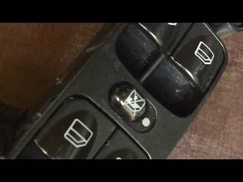 Mercedes C Class Electric Window Switch Broken, How To Repair Or Remove Door Panel Card