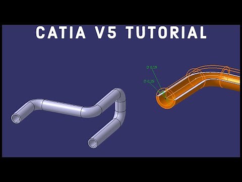 CATIA V5 Tutorial #10 | Tubing | Advanced