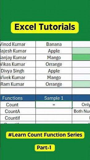 Master the COUNT Function in Excel: Quick and Easy Guide!