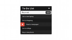 Minimal To-Do List App using HTML CSS & jQuery