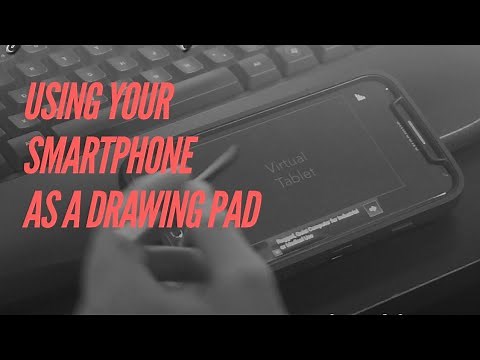 Using Smartphone to Draw with Virtual Tablet For PC