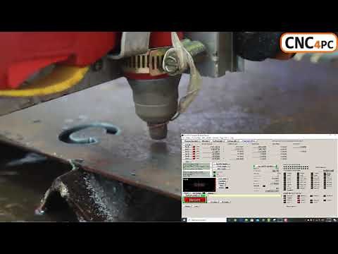 Plasma Torch Height Control using a PlasmaSensOut C82 Mach3 with the Ethernet Smooth Stepper