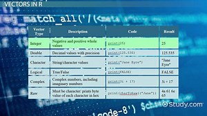 Basic Vectors in R Programming: Definition & Purpose