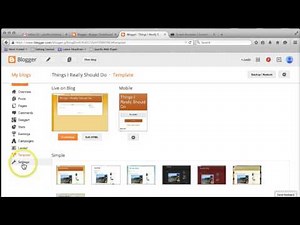 Create a new blog and first post using Blogger