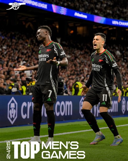 218K views · 11K reactions | Rice's free-kicks, Lewis-Skelly's Man City strike and much more  Our best men's games from the 24/25 season  | Arsenal | Facebook