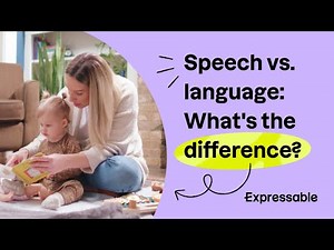 The difference between speech and language