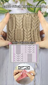 66K views · 1.2K reactions | Cable Stitch Knitting Pattern #CableKnittingPattern #KnittingTutorial #KnittingLove #KnittingStitches | Free Knitting Patterns | Facebook