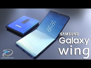 Samsung Galaxy Wing is a 7-inch 4K Smartphone with a Foldable Display