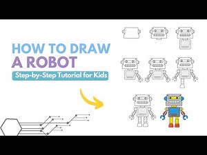 How to Draw A Robot – A Step-by-Step Guide 🤖