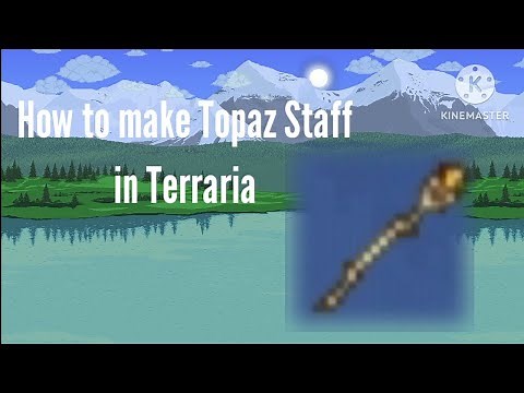 How to craft Topaz Staff in Terraria