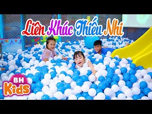 Nhạc Thiếu Nhi Bé Đi Nhà Bóng Vui Nhộn Hay Nhất ♫ Khu Vui Chơi Thiếu Nhi ♫ Ngôi Nhà Bánh Kẹo