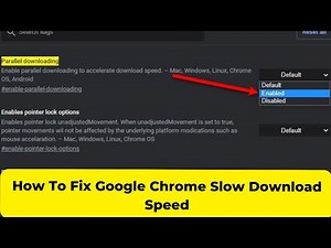 How To Fix Google Chrome Slow Download Speed