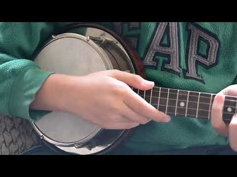 How to learn the split stroke in 1 minute. ukulele, banjolele. tutorial.