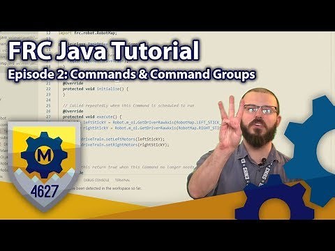 FRC Java Tutorial – WPILib 2019 Command Based Framework Ep 3: Commands and Command Groups
