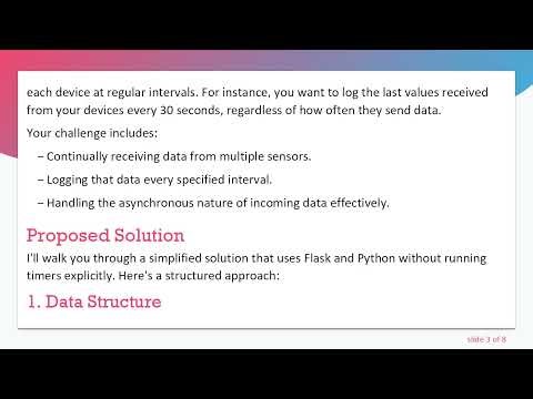 How to Log IoT Data at Specific Intervals Using Flask and Python