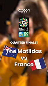 Don't miss the Australian Matildas vs France in the Quarter Finals FIFA Women's World Cup LIVE TOMORROW 12 August, 3pm at Cocoon Sports Bar! ⚽️⚽️⚽️⚽️⚽️⚽️ Book your table here: https://rb.gy/5bewb | Cocoon Seminyak | Facebook