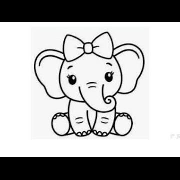 How To Draw An Elephant step by step for beginners| Easy Elephant Drawing| Elephant Drawing