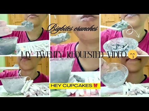 @bigbitescrunches||Slate pencil crunch with black slate paste🤤#requested||Urfvrt🖤|please subscribe❤️