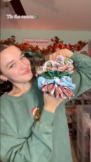 Christmas Scrunchies just Launched 🎄