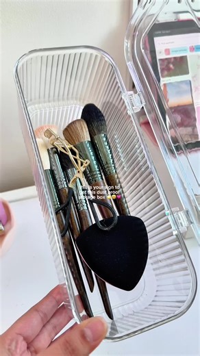 Multipurpose Acrylic Container for Makeup Organization
