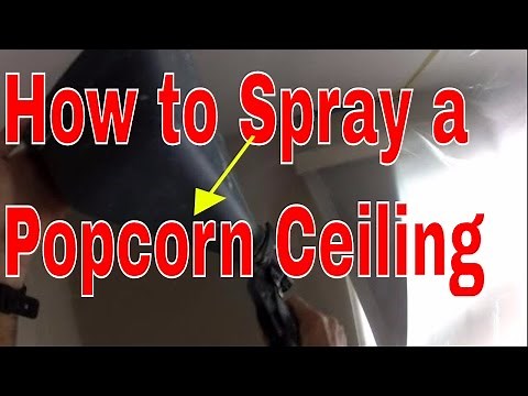 How to spray popcorn texture on a drywall ceiling patch- Popcorn Ceiling Repair Tips and Tricks