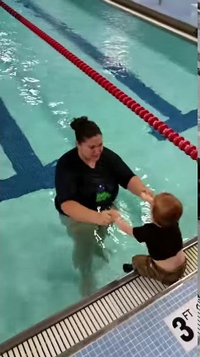 ISR Infant Self Rescue Swimming at the Greater Beverly YMCA