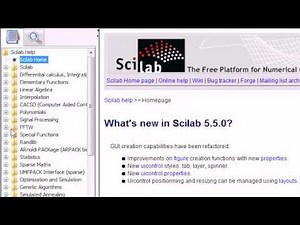 Scilab tutorial 1