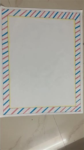 Chart paper boarder design#shorts