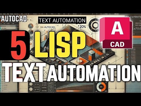 AutoCAD Text Automation LISP: Edit Multiple Texts Instantly | Boost CAD Speed 10X!