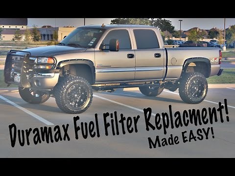 Easy Duramax Fuel Filter Replacement!