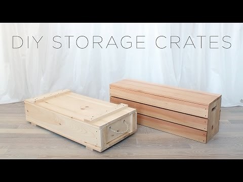 DIY WOOD CRATES