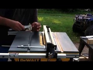 DeWalt Table Saw Fence Alignment