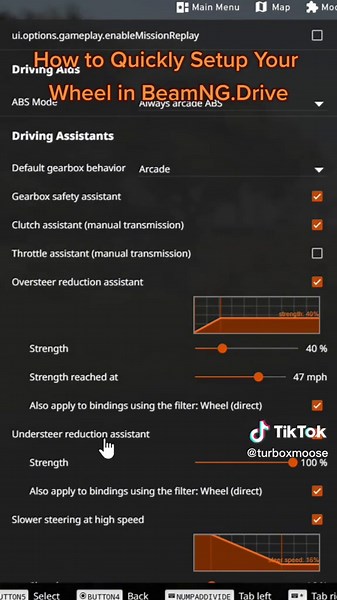 How To Setup Your Wheel for Drifting and Racing in BeamNg.Drive #beamng #beamngdrive #beamngcrashes #beamngdrivecrashes