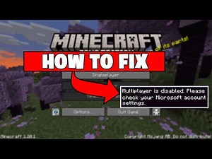 How to fix "Multiplayer is Disabled" Error in Minecraft 1.20