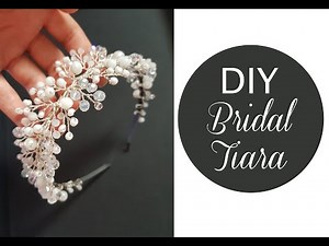 DIY Bridal Tiara | TUTORIAL Wedding Tiara | How to make Handmade Headband