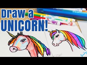 How to Draw a Unicorn Kids Art Tutorial