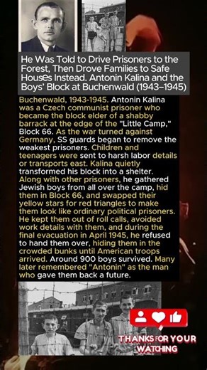 He Was Told to Drive Prisoners to the Forest, Then Drove Families to Safe Houses Instead (1943–1945)