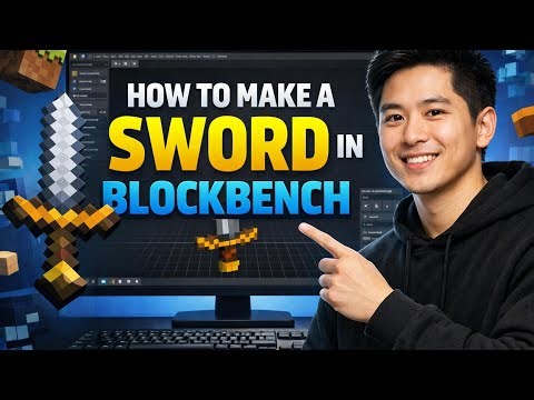 How to MAKE a SWORD in Blockbench (Step by Step)
